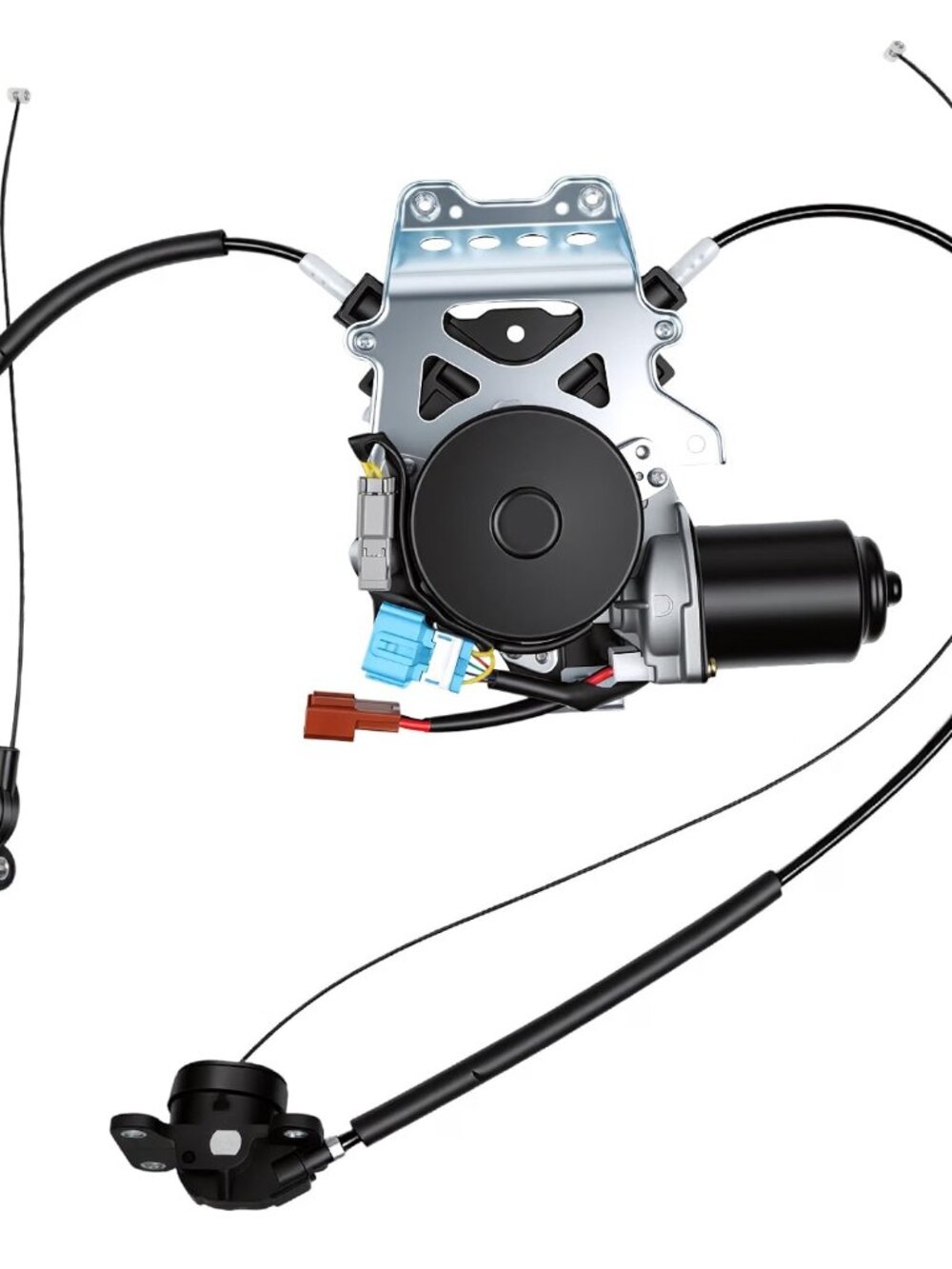 Right Passenger Side Power Sliding Door Motor w/Cables Compatible with Honda Ody
